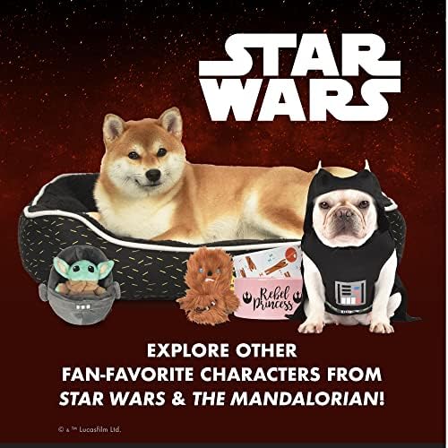 צעצוע כלב מלחמת הכוכבים בובה פט פלאש סקוור | 6 שפע מנדלוריאני על ליבך צעצוע של חיית מחמד לחיית מחמד לכלבים
